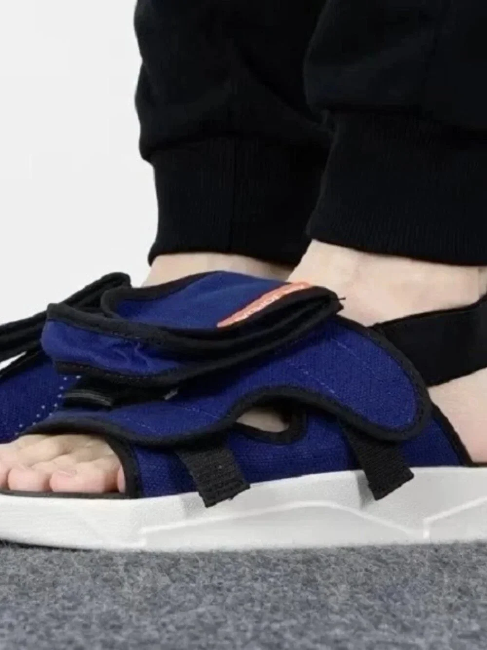 Jordan LS Slide Deep Royal Blue Black White Men's Sandals CZ0791-400 Sz 9 & 11